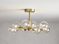Sera Glass Globe Flushmount-Flushmount-Manorlights