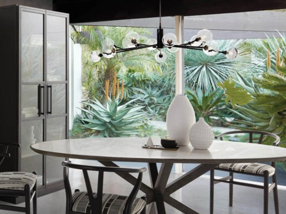 Sera Glass Globe Flushmount-Flushmount-Manorlights