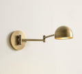 Sherman Metal Swing-Arm Dome Sconce (20")