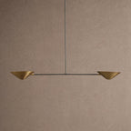Simms 2-Light Linear Chandelier - Manorlights