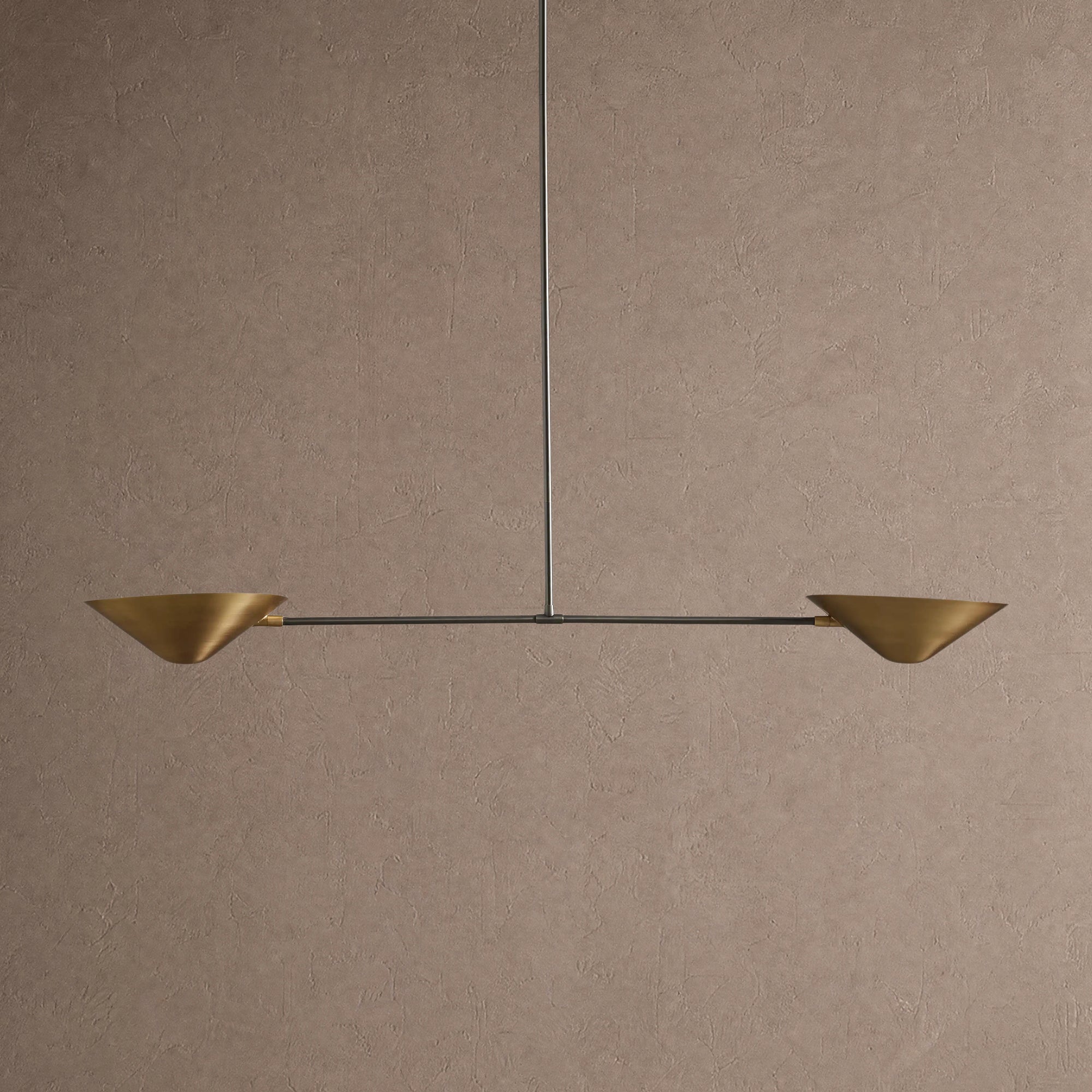 Simms 2-Light Linear Chandelier - Manorlights