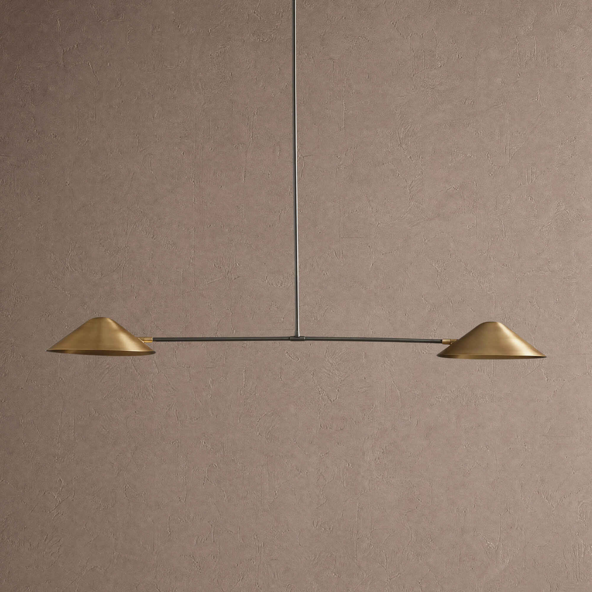 Simms 2-Light Linear Chandelier - Manorlights