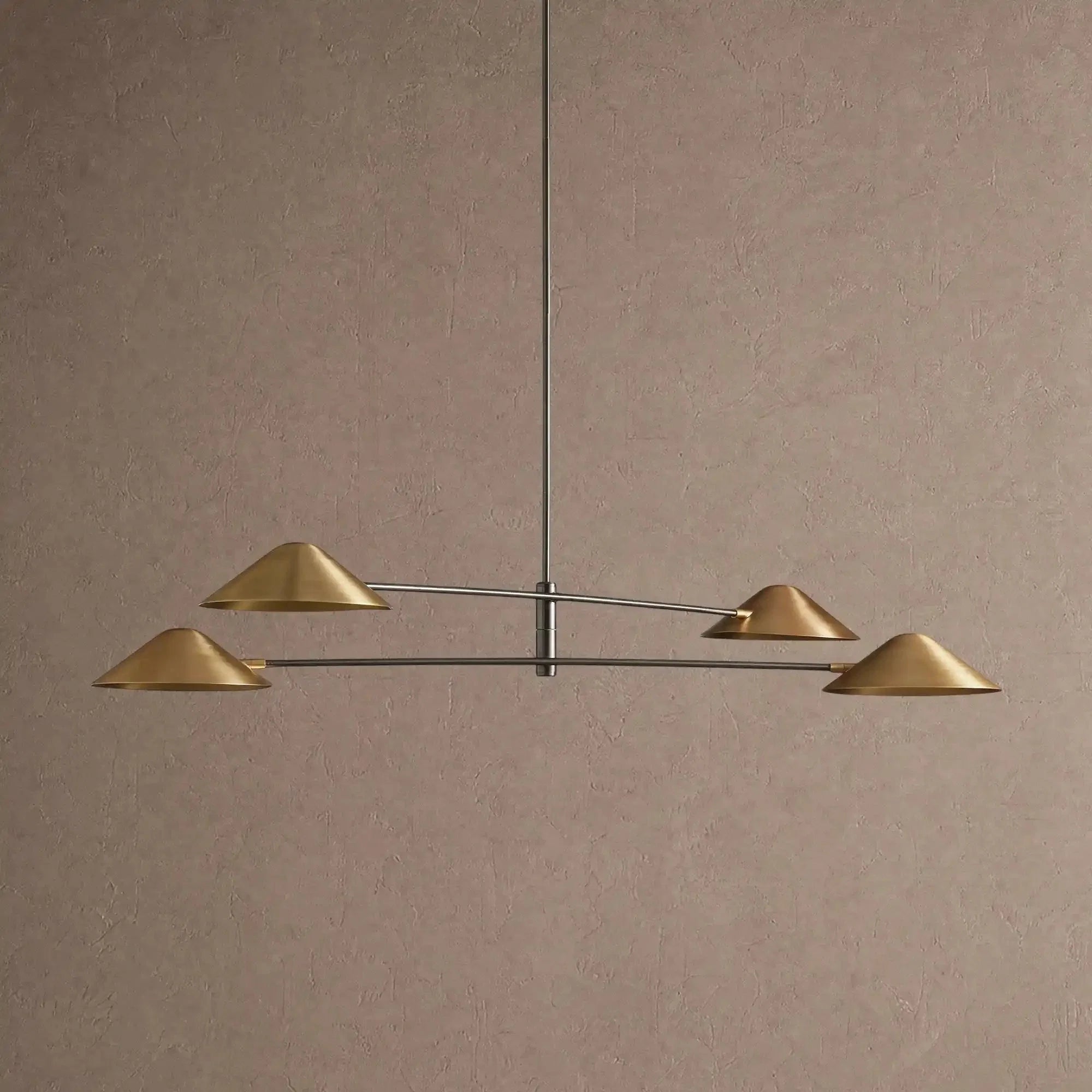 Simms 4-Light Linear Chandelier - Blushlighting