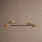 Simms 4-Light Linear Chandelier - Blushlighting