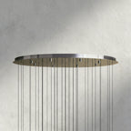 Soltaire Round Chandelier 17", 24", 36", 58"