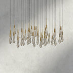 Soltaire Round Chandelier 17", 24", 36", 58"