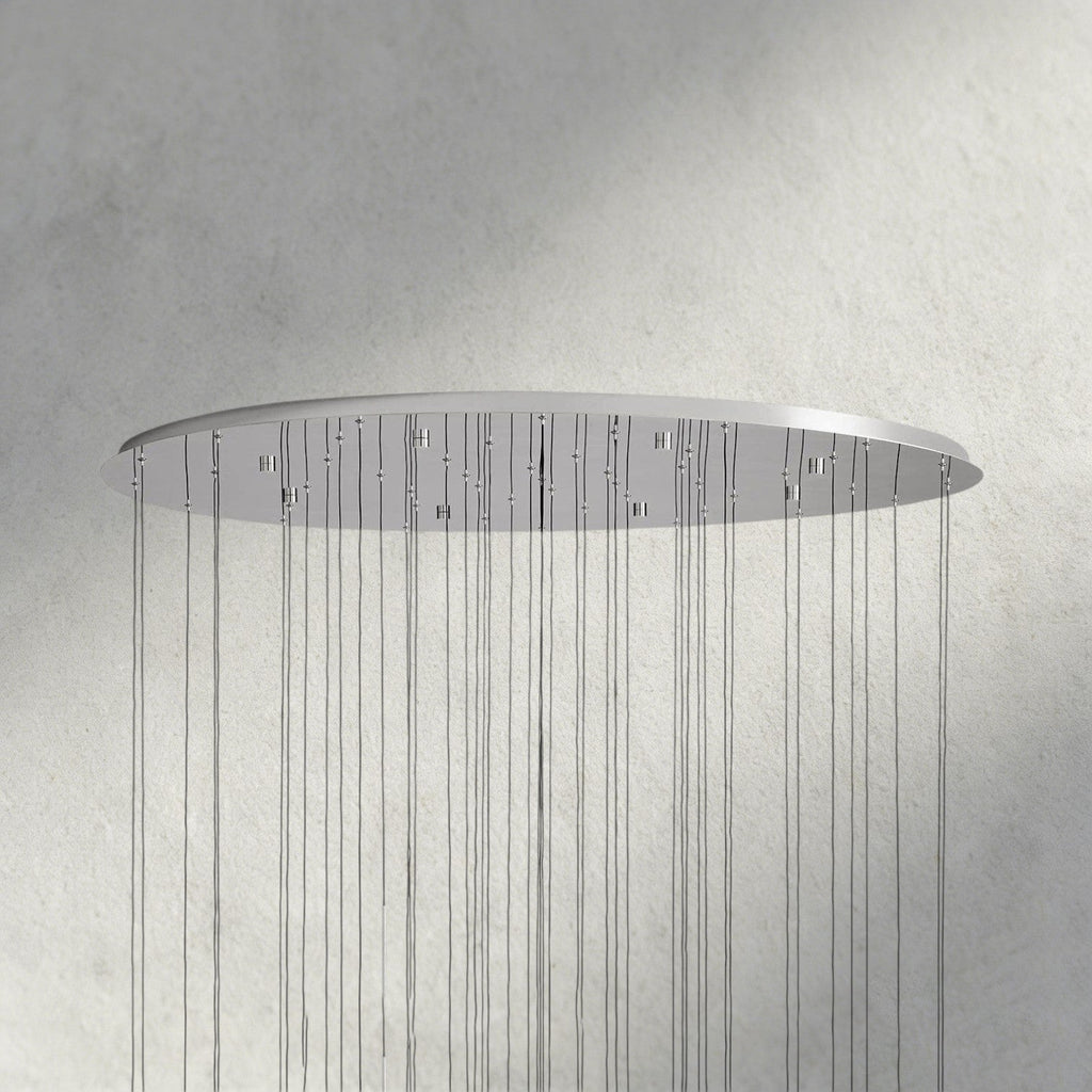 Soltaire Round Chandelier 17", 24", 36", 58"