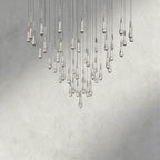 Soltaire Round Chandelier 17", 24", 36", 58"