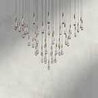 Soltaire Round Chandelier 17", 24", 36", 58"