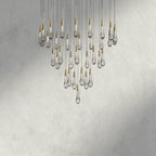 Soltaire Round Chandelier 17", 24", 36", 58"