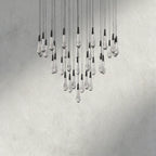 Soltaire Round Chandelier 17", 24", 36", 58"