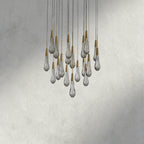 Soltaire Round Chandelier 17", 24", 36", 58"
