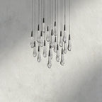 Soltaire Round Chandelier 17", 24", 36", 58"