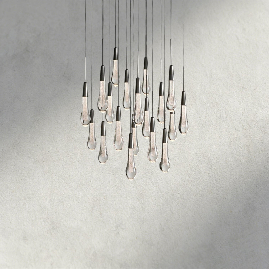 24" / Bronze Soltaire Round Chandelier 17", 24", 36", 58"