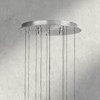 Soltaire Round Chandelier 17", 24", 36", 58"