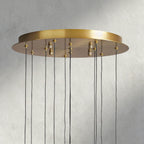 Soltaire Round Chandelier 17", 24", 36", 58"