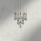Soltaire Round Chandelier 17", 24", 36", 58"