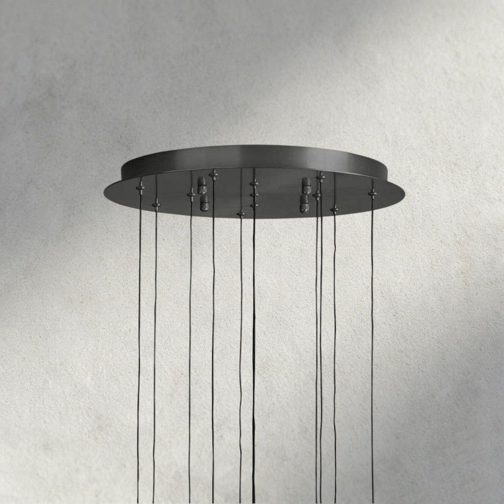Soltaire Round Chandelier 17", 24", 36", 58"