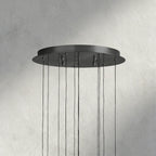 Soltaire Round Chandelier 17", 24", 36", 58"