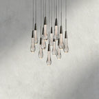 17" / Bronze Soltaire Round Chandelier 17", 24", 36", 58"