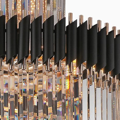 Spiral Crystal Chandelier For Foyer/ Staircase-Chandeliers-Manorlights