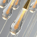 Spiral Raindrop Staircase Ceiling Lighting - 1 LightsWarm White 3000kManorlights