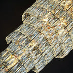 Stylish Foyer Long Staircase Chandelier Large Crystal Ceiling Lighting Fixture For Living Room Decoration-Chandeliers- -  Manorlights- -  Manorlights