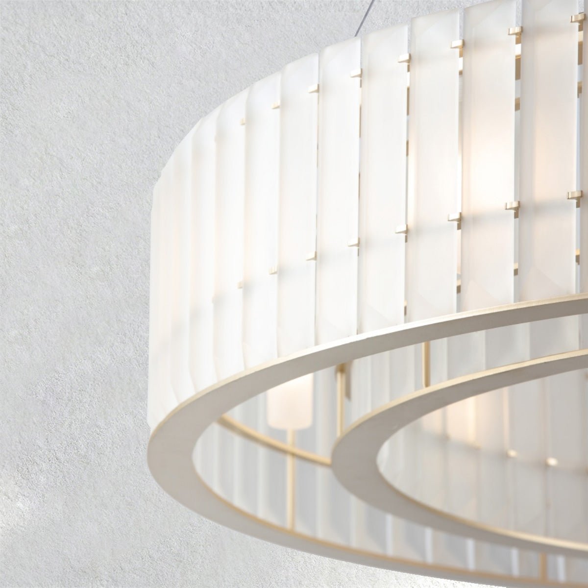 Swaroevan Parallel Round Chandelier - Triple LayerManorlights
