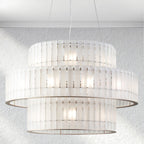 Swaroevan Parallel Round Chandelier - Triple LayerManorlights