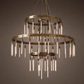 Retro-Inspired Metal Pendant Light Chandelier for Living Room/Bedroom/Staircase/Villa-Manorlights