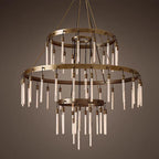 Retro-Inspired Metal Pendant Light Chandelier for Living Room/Bedroom/Staircase/Villa-Manorlights