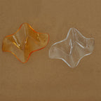 Tidal Art Glass Chandelier (With Canopy) - L 82.7″ x W 23.6″ x H 78.7″Clear & AmberWarm Light -  Manorlights