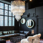 Tiffany Round Flushmount Pendant-Chandelier-Manorlights
