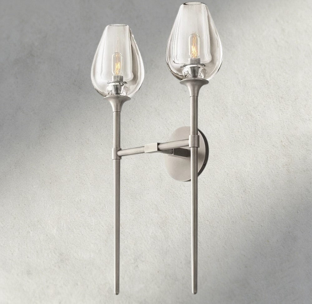 TULIP DOUBLE SCONCE-wall sconce-Manorlights