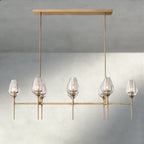 Tulip Linear Chandelier 52", 65"-chandelier-Manorlights