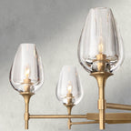 TULIP ROUND CHANDELIER 27", 42", 54"-chandelier-Manorlights