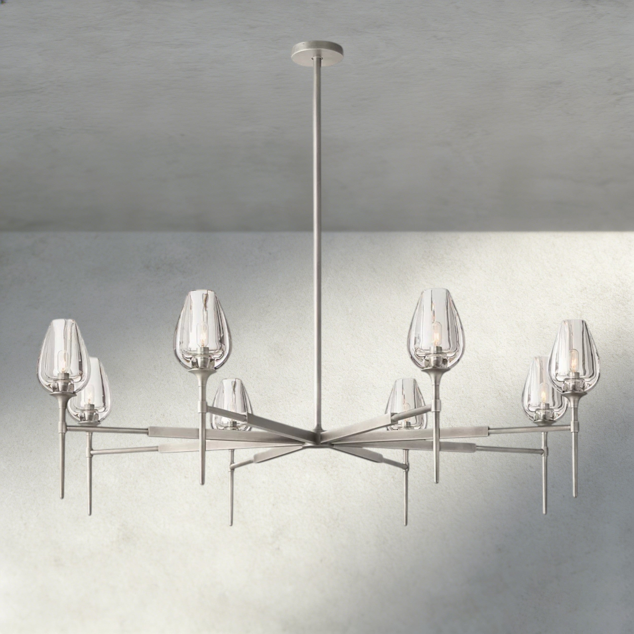 TULIP ROUND CHANDELIER 27", 42", 54"-chandelier-Manorlights