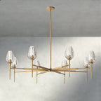 TULIP ROUND CHANDELIER 27", 42", 54"-chandelier-Manorlights