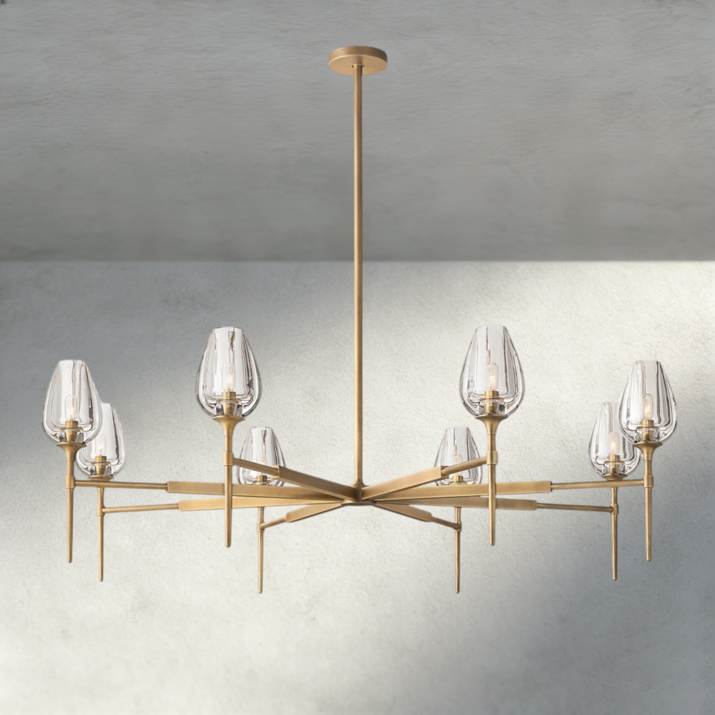 TULIP ROUND CHANDELIER 27", 42", 54"-chandelier-Manorlights