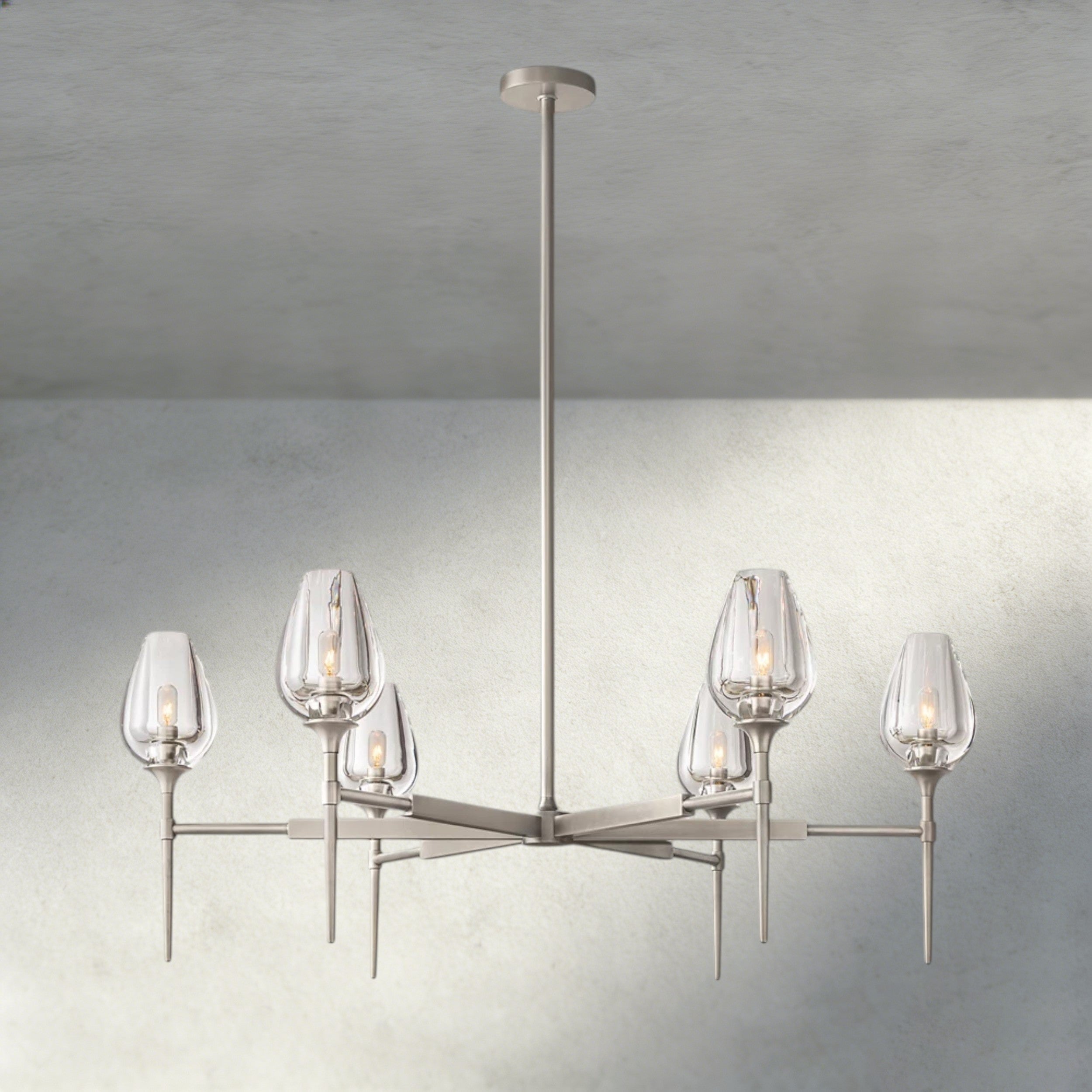 TULIP ROUND CHANDELIER 27", 42", 54"-chandelier-Manorlights