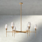TULIP ROUND CHANDELIER 27", 42", 54"-chandelier-Manorlights