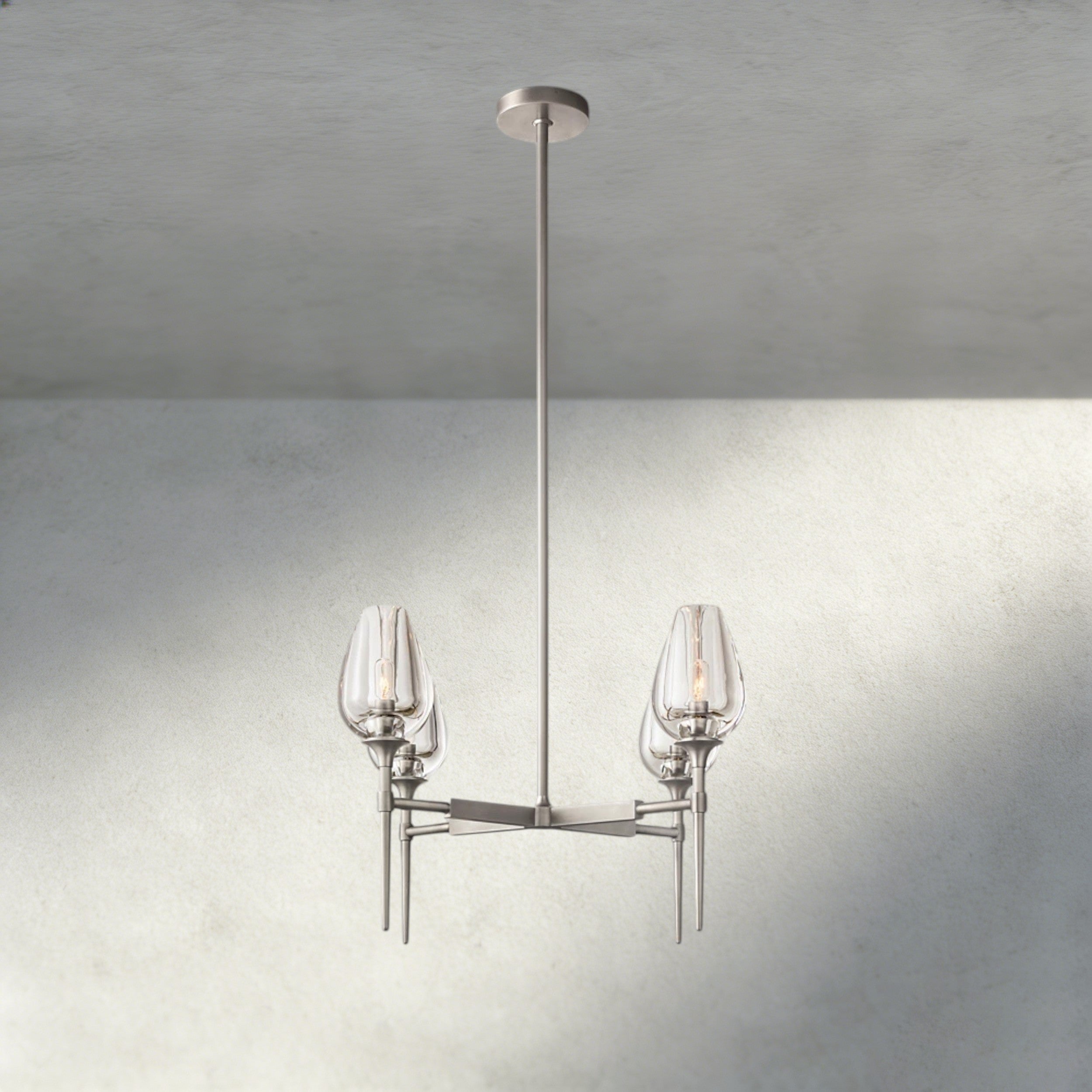TULIP ROUND CHANDELIER 27", 42", 54"-chandelier-Manorlights