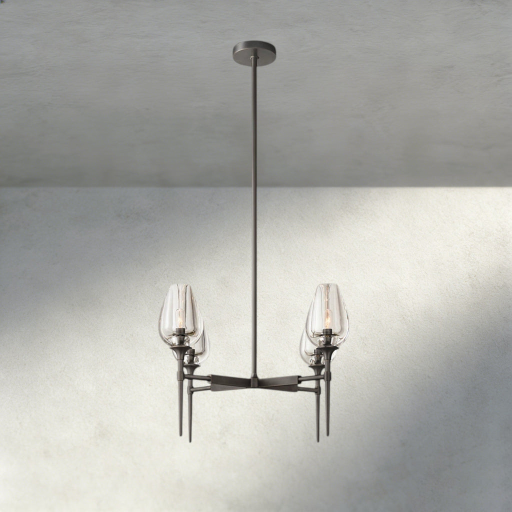 TULIP ROUND CHANDELIER 27", 42", 54"-chandelier-Manorlights
