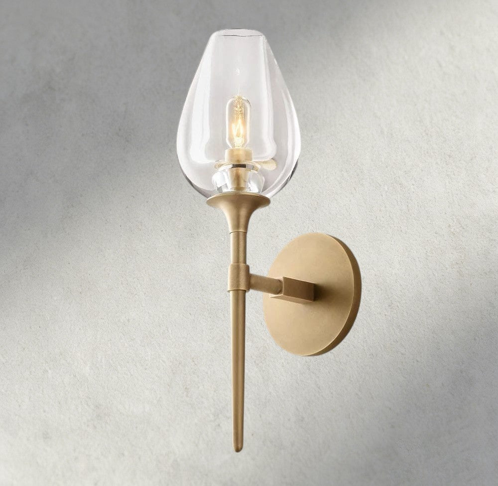 TULIP SINGLE SCONCE-wall sconce-Manorlights