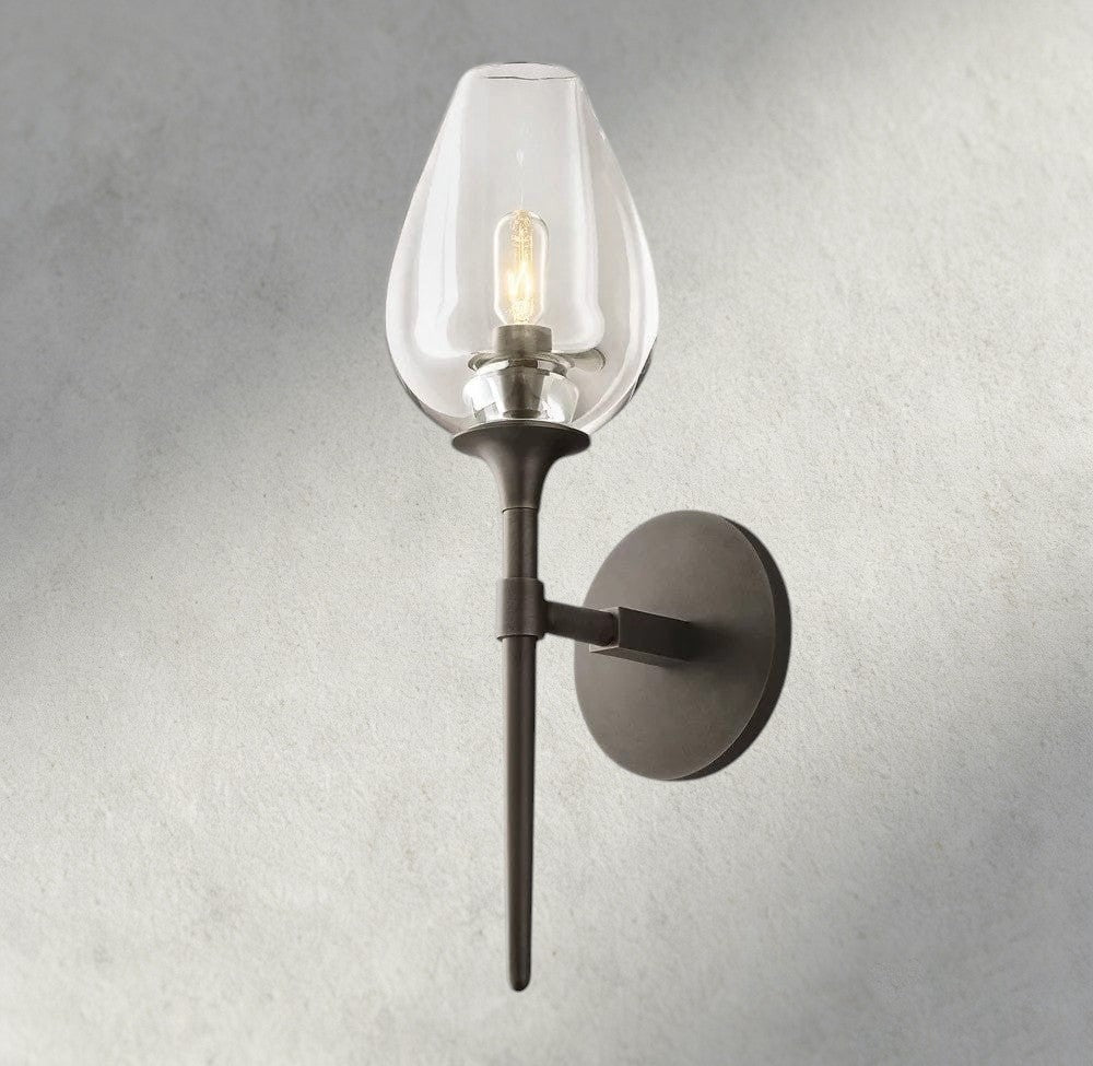 TULIP SINGLE SCONCE-wall sconce-Manorlights