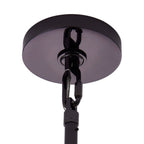 Uroko Large Chandelier - ∅ 34" x H 21"Black & BlackBlushlighting