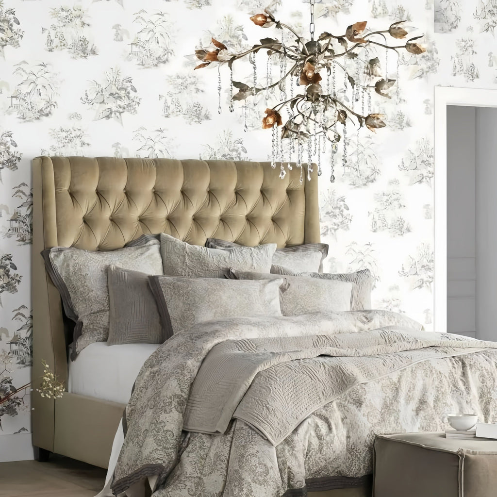 Viticcia Round Chandelier in clear by Blush Lighting
