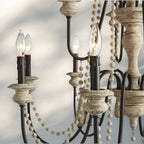Vivienn Chandelier in bronze - dining room lighting
