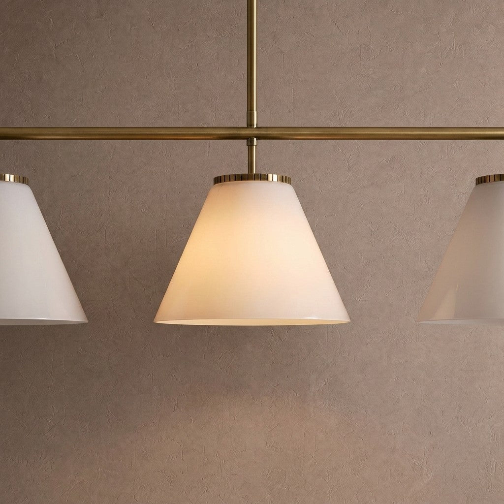 Wescott Linear Cone Chandelier - BlackMilkManorlights