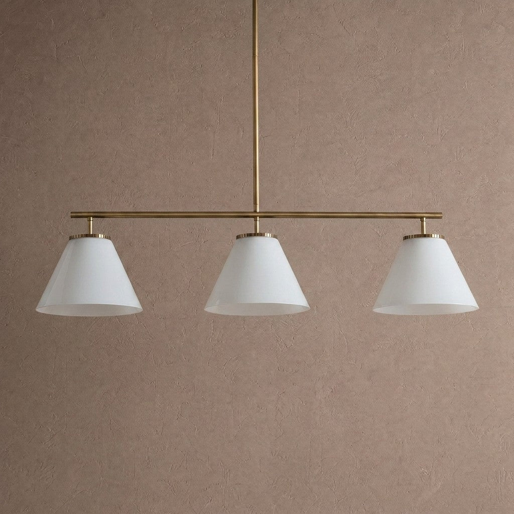 Wescott Linear Cone Chandelier - BlackMilkManorlights